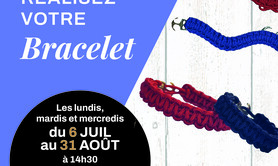 Atelier Matelotage Bracelet à la Corderie Royale