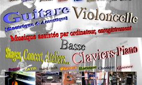 Guitar Musitech - Cours de guitare électrique & acoustique, Basse, Violoncelle, Piano Claviers.