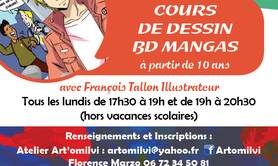 Association Art'omilvi - Cours de dessin, BD - Mangas