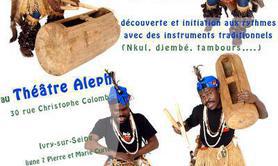 AKIBA - Ateliers et initiation aux rythmes par des instruments de percussions.