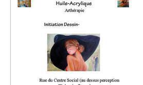 AUX PINCEAUX D'ART - COURS DE PEINTURE/ HUILE/ ACRYLIQUE/ AQUAREL, DESSIN 