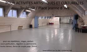 studio de danse à louer place jeanne d'arc 100 m2
