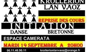 krollerion lan vaoz - Reprise de cours de danse bretonne