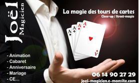 Joël magicien - La magie des tours de cartes