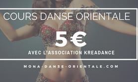 Danse Orientale Kreadance - Cours de danse orientale à 5€