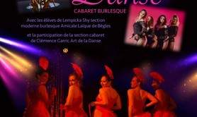 Spectacle de danse burlesque, cabaret et effeuillage