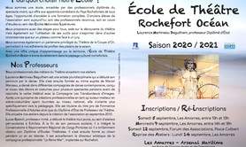 École de Théâtre Rochefort Océan - Cours de  Théâtre et Ecriture pour tous