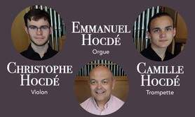 Trio Hocdé. Orgue, violon et trompette