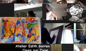 Atelier Edith Gorren - Cours de dessin et de peinture par visioconférence sur Zoom 