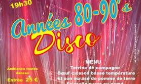 Repas Dansant Disco 80's 90's