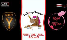 Red Wine + Les Poneys Sauvages + Cheezy Y