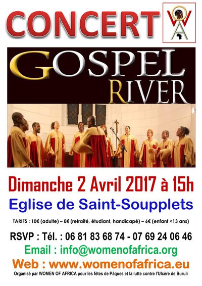 Concert de Gospel avec le Groupe Gospel River