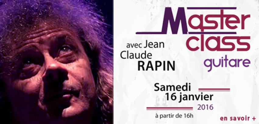 Masterclass guitare avec Jean-Claude Rapin