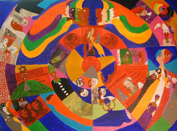 Aconcha au Festival Viva Cuba. Tableaux, sculptures, installation.