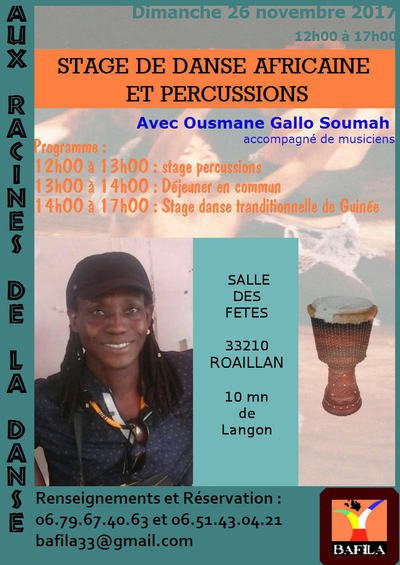 Danse traditionnelle de Guinée avec Ousmane Gallo Soumah