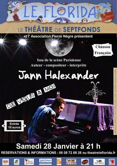 Jann Halexander en concert 'De Vous à Moi' au Florida