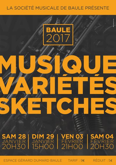 Concerts-spectacles de la Société Musicale de Baule