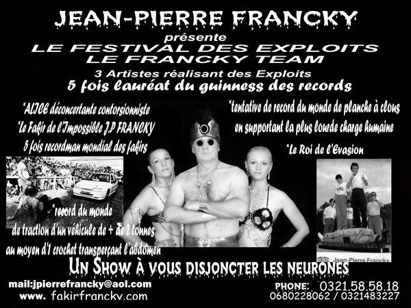 J.P FRANCKY and Co - Festival des Exploits et Records Insolites