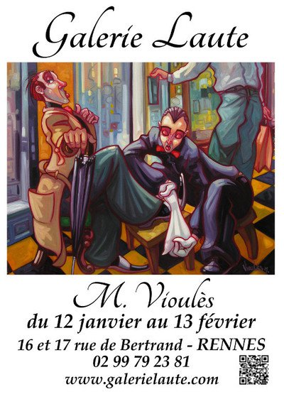 M. Vioulès invité d'honneur de la Galerie Laute