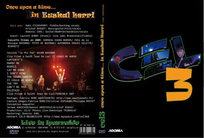 dvd CEL3 "once upon a time in ... Euskal Herrri" sortie le 7 juin