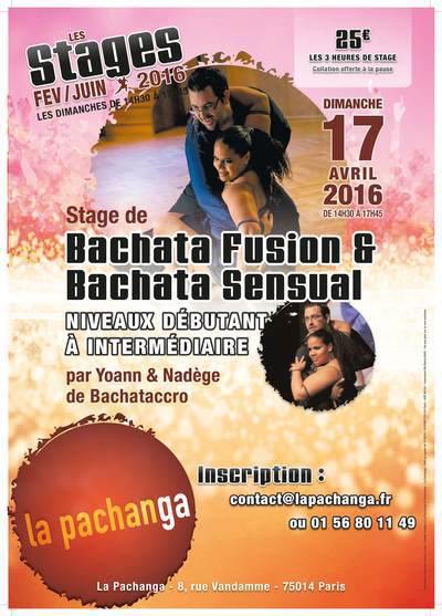 Stages de Bachata Fusion & Sensual avec Yoann & Nadège BACHTACCRO 