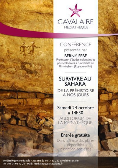 Conférence : (Sur)vivre au Sahara, de la préhistoire à nos jours