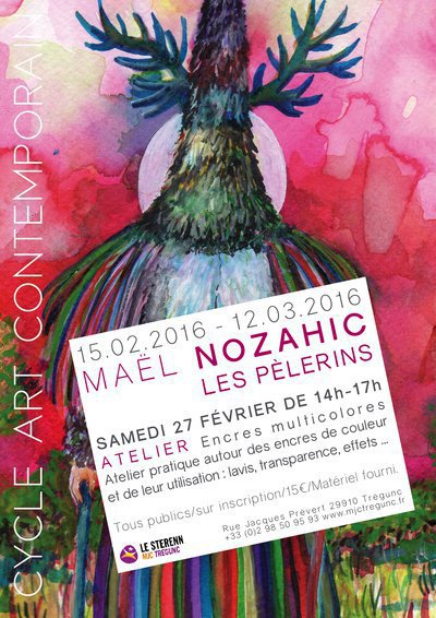 Encres multicolores avec Maël Nozahic