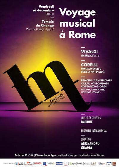 Voyage musical à Rome au 18è : Vivaldi, Corelli et leurs contemporains