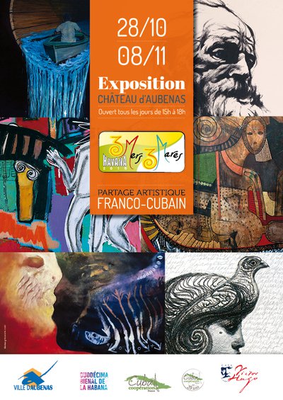 Exposition "3mers,3mares" - partage artistique franco -cubain