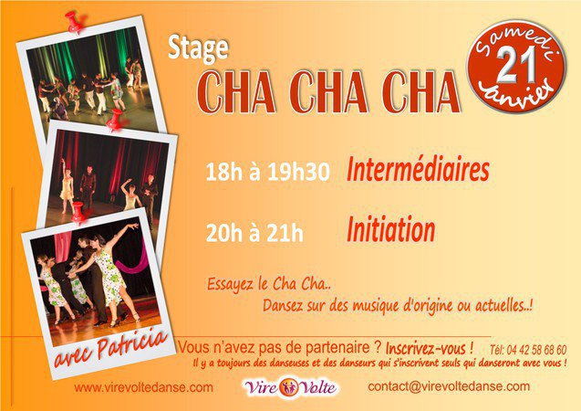 Stage de Cha Cha Cha avec Patricia