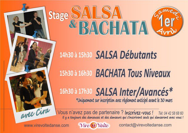 Stage de Salsa Cubaine et Bachata