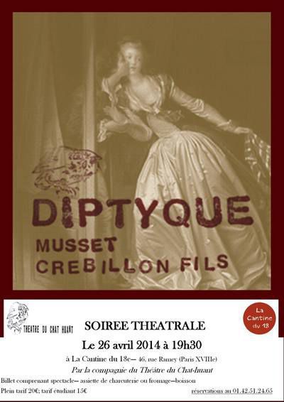 Spectacle-Apéritif : "Diptyque : Musset/Crébillon"