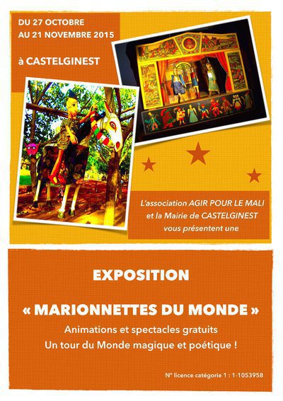 Castelginest célèbre Le mois de la Marionnette : exposition et spectacles gratuits !