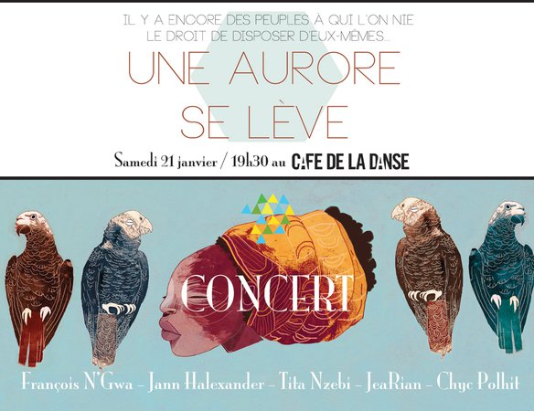 Gabon : ''Une Aurore se Lève' au Café de la Danse (Paris) - 21 Janvier