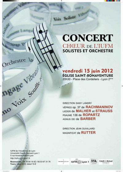 Concert du choeur de l'IUFM de Lyon