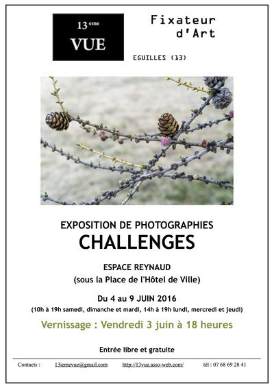 Exposition de photographies "Challenge"