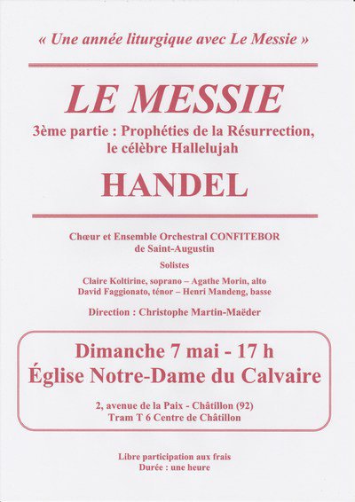 Le "Messie" de Handel - 3e partie : Prophéties de la Résurrection