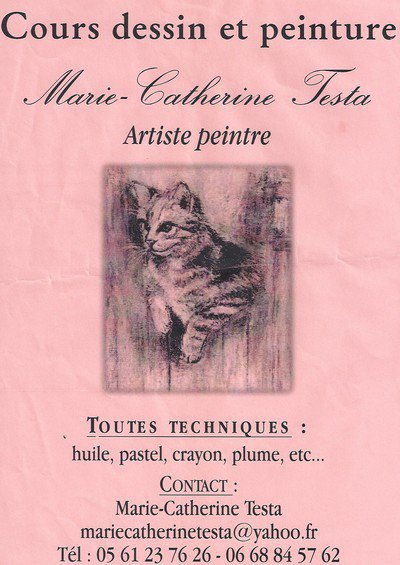 Marie-Catherine TESTA - Cours de dessin et peinture