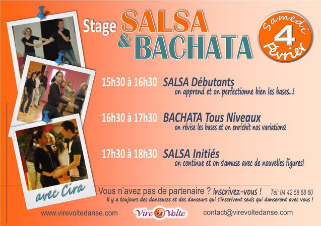 Stage de Salsa Cubaine et Bachata avec Cira