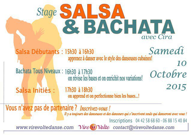 Stage de Salsa & Bachata avec Cira