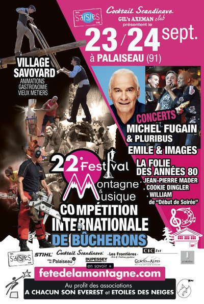 le 22ème festival montagne & musique à Palaiseau (91)