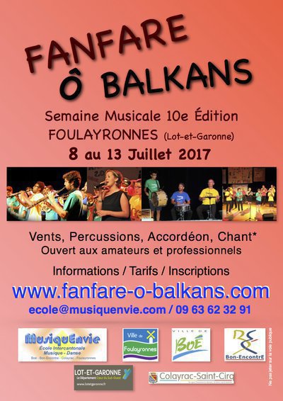 Fanfare Ô Balkans - Semaine Musicale 