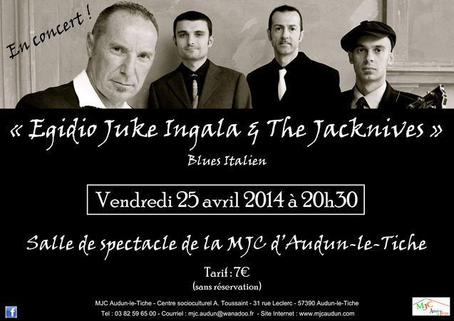 Concert "Egidio Juke Ingala & The Jacknives"