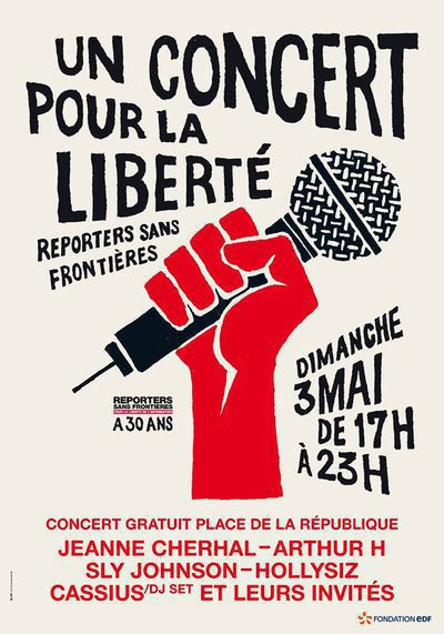 "Un concert pour la liberté" - Reporters sans frontières a 30 ans