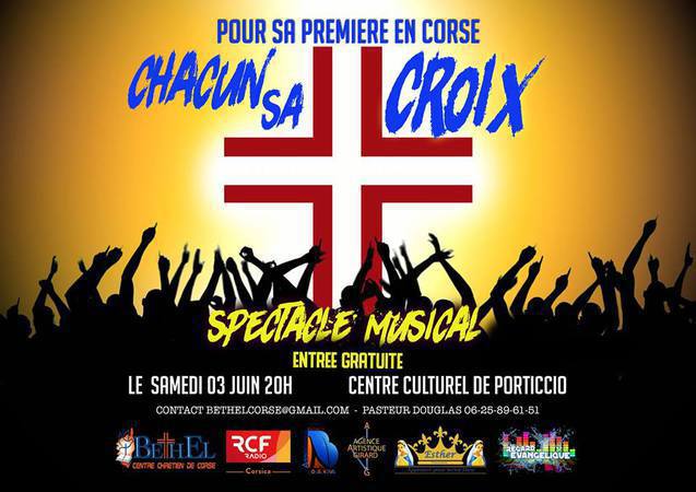 CHACUN SA CROIX - SPECTACLE MUSICAL À PORTICCIO