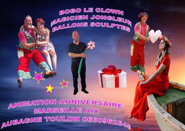 BOBO LE CLOWN - animation magie clown spectacle jeune public