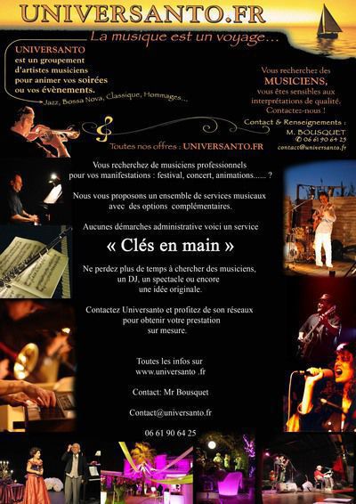 vous recherchez une prestation musicale