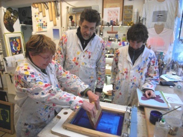 Atelier Serd'Art - Cours de sérigraphie artisanale