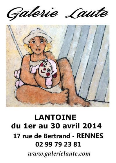 Lantoine invitée d'honneur à la Galerie Laute à Rennes