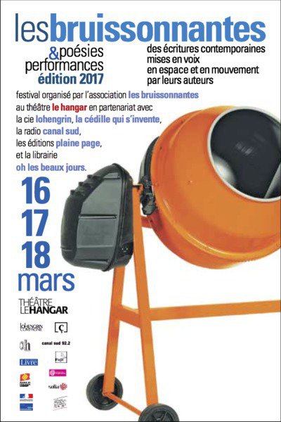 Les Bruissonnantes // les 16, 17 et 18 mars 2017